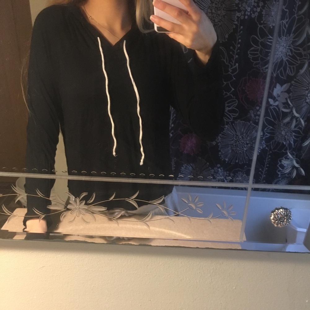 Hooded soft pullover